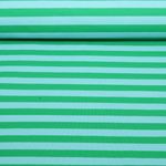 Jersey bio - Hamburger Liebe Duo Summer Stripes Turquoise Vert Jersey bio - Hamburger Liebe Duo Summer Stripes Turquoise Vert