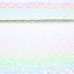 Tissu matelassé pour veste - Coeurs Blanc métallisé