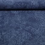 Tissu jeans pantalon - Abstrait Léopard Bleu foncé Tissu jeans pantalon - Abstrait Léopard Bleu foncé