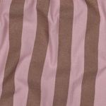 Coton tissé - Rayures Rose Marron Coton tissé - Rayures Rose Marron