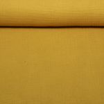 Gaze de coton bio - Triple épaisseur - Uni Ocre
