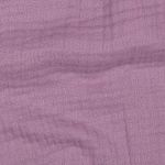 Orgaaninen musliini kolminkertainen - Uni Mauve
