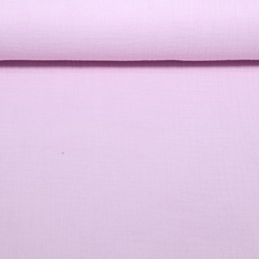 Gaze de coton bio - Triple épaisseur - Uni Rose Gaze de coton bio - Triple épaisseur - Uni Rose