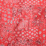 Puuvilla kudottu kangas - Paisley Patchwork Punainen Puuvilla kudottu kangas - Paisley Patchwork Punainen