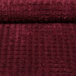 Tissu d'ameublement Suzi à relief - Uni Rouge rubis Tissu d'ameublement Suzi à relief - Uni Rouge rubis