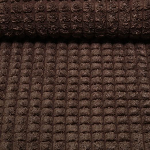 Polsterstoff Suzi Genoppt - Uni Schokobraun Polsterstoff Suzi Genoppt - Uni Schokobraun