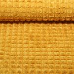Tissu d'ameublement Suzi à relief - Uni Jaune ocre Tissu d'ameublement Suzi à relief - Uni Jaune ocre