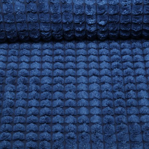 Polsterstoff Suzi Genoppt - Uni Royalblau Polsterstoff Suzi Genoppt - Uni Royalblau