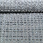 Tissu d'ameublement Suzi à relief - Uni Gris argenté Tissu d'ameublement Suzi à relief - Uni Gris argenté
