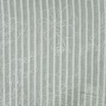 Tissu robes et blouses - fleurs rayures impression caoutchouc Vert menthe