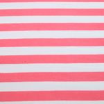 Stretch Frottee - Blockstreifen Weiß Pink Stretch Frottee - Blockstreifen Weiß Pink