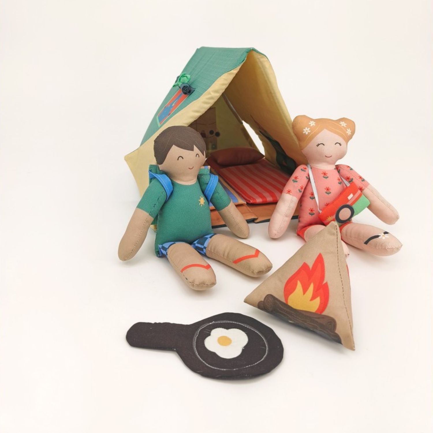 Panel Baumwoll-Popeline - Spielset Let´s go Camping Mehrfarbig-0 Panel Baumwoll-Popeline - Spielset Let´s go Camping Mehrfarbig-0