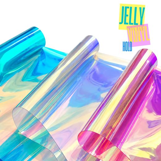 Jelly Vinyl Holo - 30 x 135cm