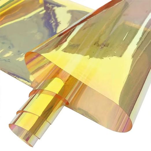 Jelly Vinyl Holo - 30 x 135cm - gold