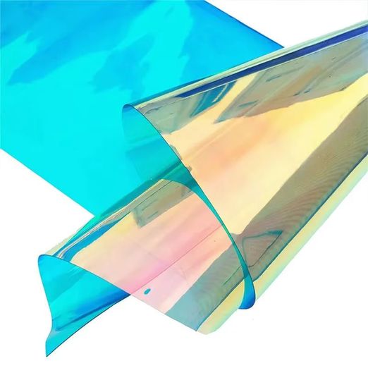 Jelly Vinyl Holo - 30 x 135cm - türkis