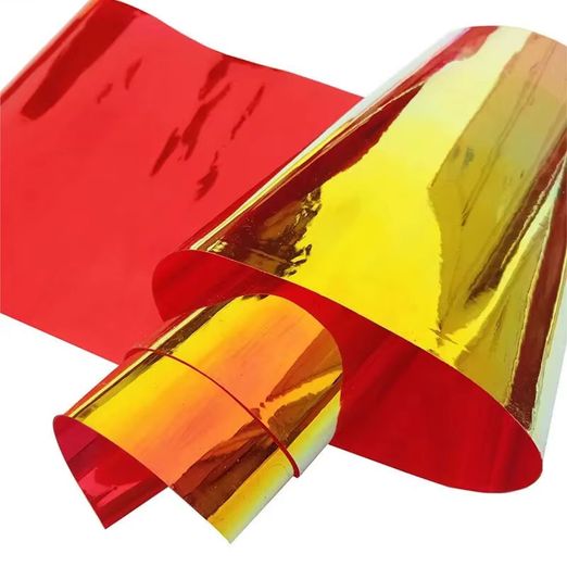 Jelly Vinyl Holo - 30 x 135cm - rot