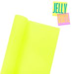 Jelly Vinyl - 30 x 135 cm - Jaune fluo intense