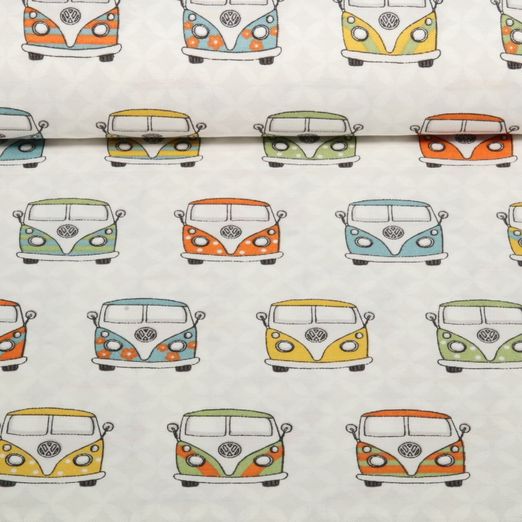 Canvas - VW Bulli Retro Lichtgrau Multicolor Canvas - VW Bulli Retro Lichtgrau Multicolor