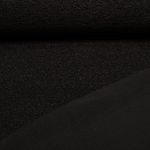 Teddyfleece - Boucle Doubleface Uni Schwarz