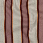 Canvas - Effetto lino a righe beige e malva Canvas - Effetto lino a righe beige e malva
