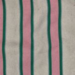 Canvas - Effetto lino a righe beige e rosa Canvas - Effetto lino a righe beige e rosa