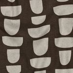 Canvas – pellavankaltainen, muodot, ruskea, beige Canvas – pellavankaltainen, muodot, ruskea, beige