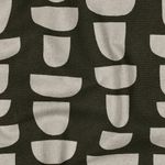 Canvas - linnenlook, vormen, groen, beige