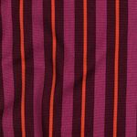 Tela di cotone - Righe viola bacca