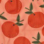 Katoenen canvas – Oranje en perzik