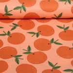 Toile canevas - Orange et pêche