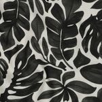 Baumwoll-Canvas - Digital Tropische Blätter Ecru Khaki
