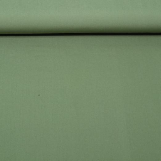 Tissu en coton bio Ilvi - Unie vert fougère