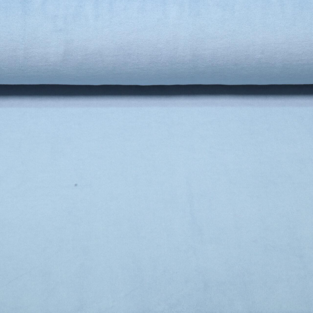 Velours Nicki - Velours uni bleu glacier-0 Velours Nicki - Velours uni bleu glacier-0