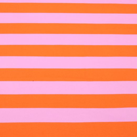 Sweat soft / soft sweat / sweat doux : Rayures orange et rose, grattées Sweat soft / soft sweat / sweat doux : Rayures orange et rose, grattées