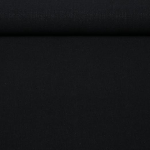 Lin viscose Vicky - Noir uni délavé Lin viscose Vicky - Noir uni délavé