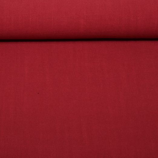Lin viscose Vicky - Lavé, uni, Rouge foncé Lin viscose Vicky - Lavé, uni, Rouge foncé