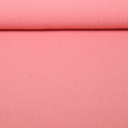 Lin viscose Vicky - Lavé, uni, couleur melon Lin viscose Vicky - Lavé, uni, couleur melon