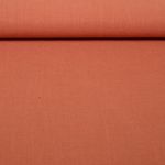 Lin viscose Vicky - Unie lavée, couleur Terracotta