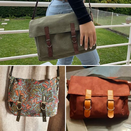Sac besace - Gabrielle - Patron numérique