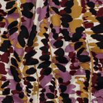 Cotone-viscosa - Astratto Bordeaux
