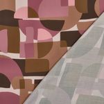 Viscosa - Geo Mauve Ecovero™ Viscosa - Geo Mauve Ecovero™
