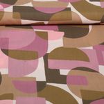 Viscose - Geo Mauve Ecovero™ Viscose - Geo Mauve Ecovero™
