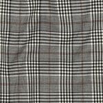Modestoff - Tartan Check Karo Beige Schwarz