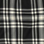 Modestoff - Tartan Check Klassisch Karo Ecru Schwarz