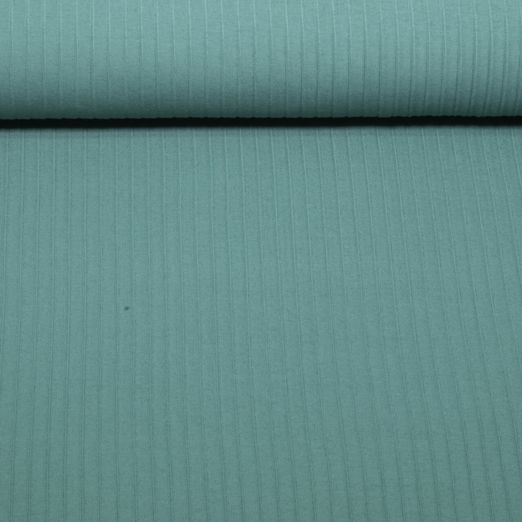 Jersey côtelé - Cannelures XL 5 mm, uni Bleu pétrole Jersey côtelé - Cannelures XL 5 mm, uni Bleu pétrole