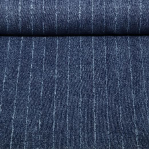 Hosenjeans - Streifen Marineblau