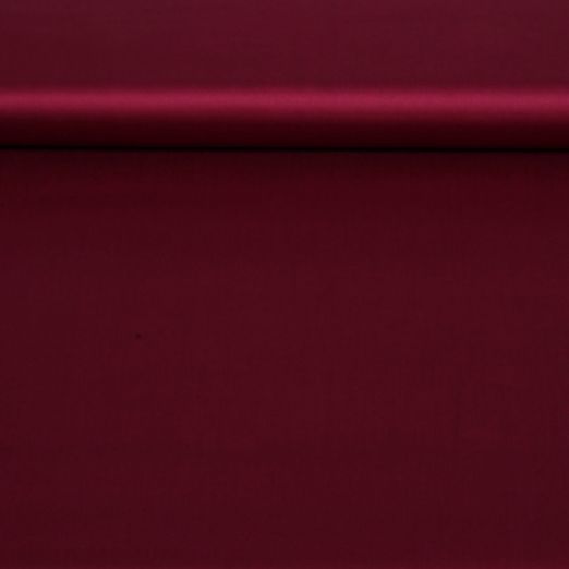 Satin de coton Mimi - Unie rouge grenat