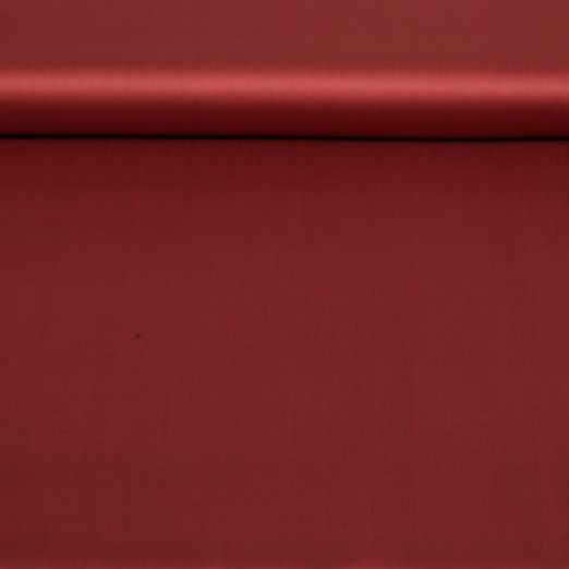 Satin de coton Mimi - Rouge mat uni