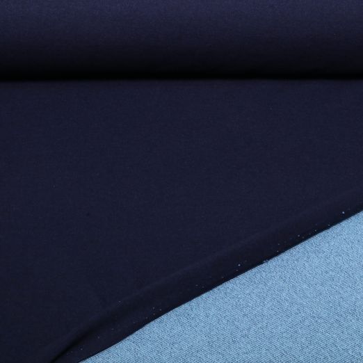 Sommersweat - French Terry Jeansoptik Indigoblau Sommersweat - French Terry Jeansoptik Indigoblau