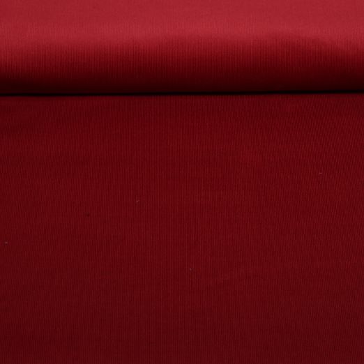 Velours côtelé Babycord Clara - Rouge foncé uni